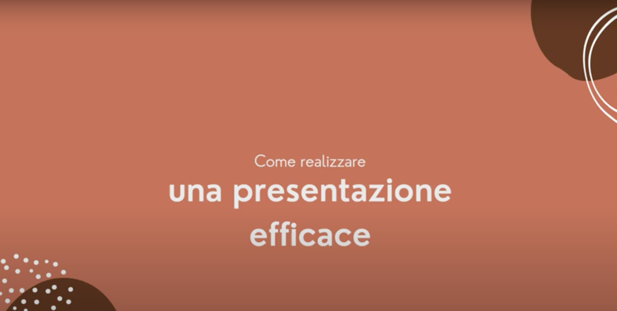 Come realizzare una presentazione multimediale efficace?