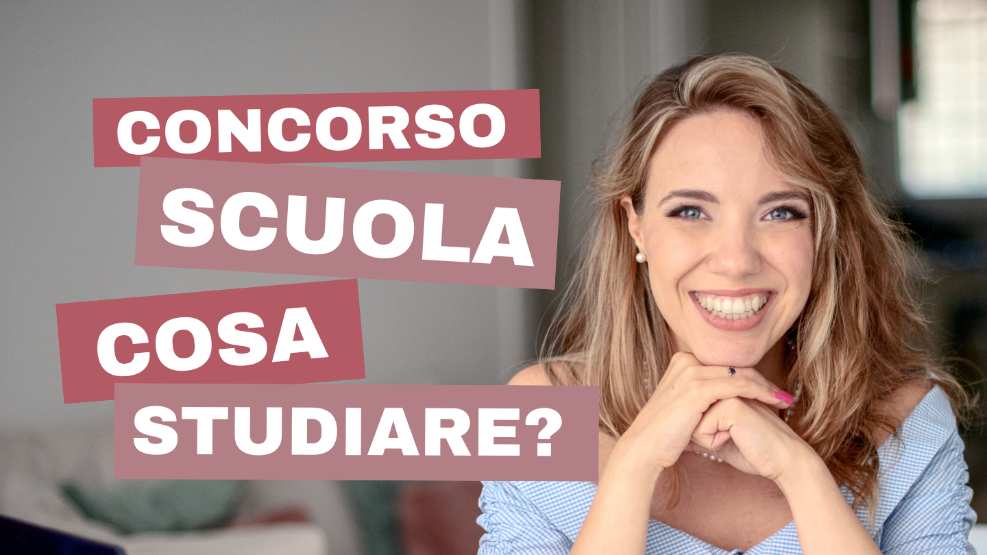 Concorso scuola: cosa studiare?