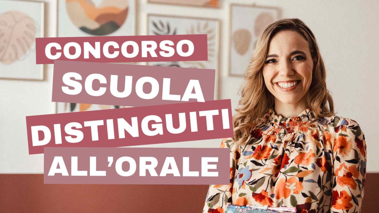 Distinguiti alla prova orale