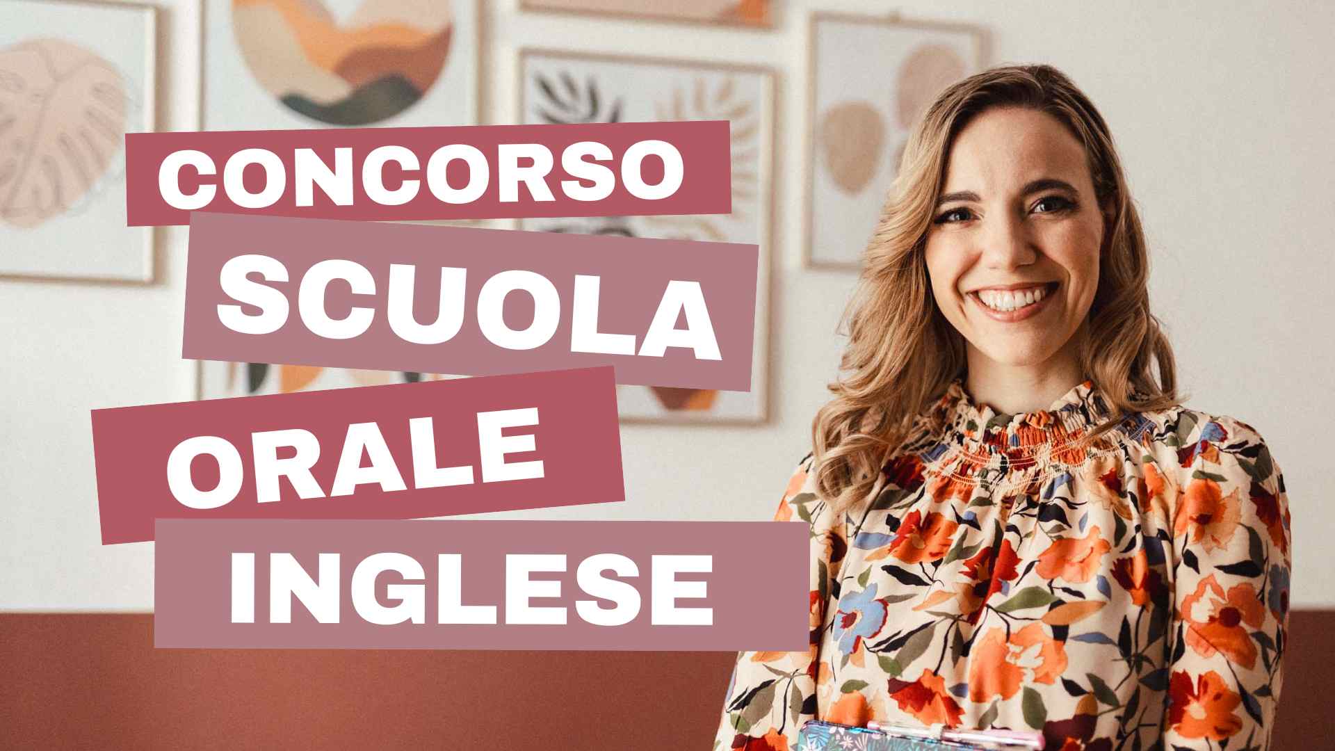 Concorso scuola orale inglese