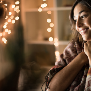 Docente felice per il Natale